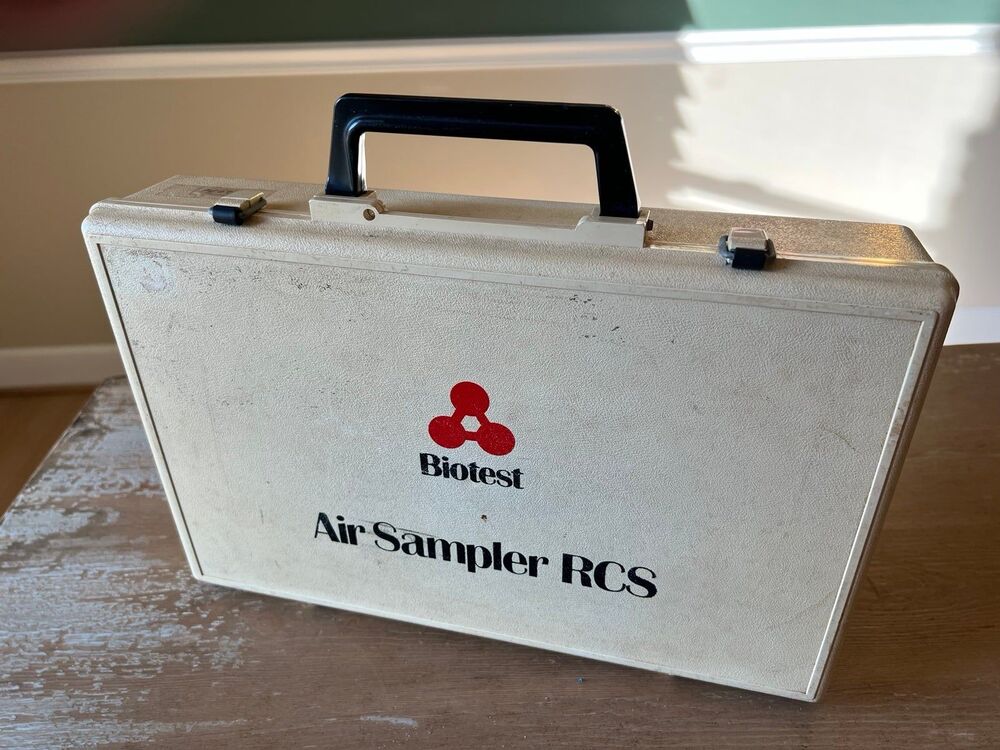 Biotest RCS Reuter Centrifungal Airborne Microorganisms Sampler 940015 + Case